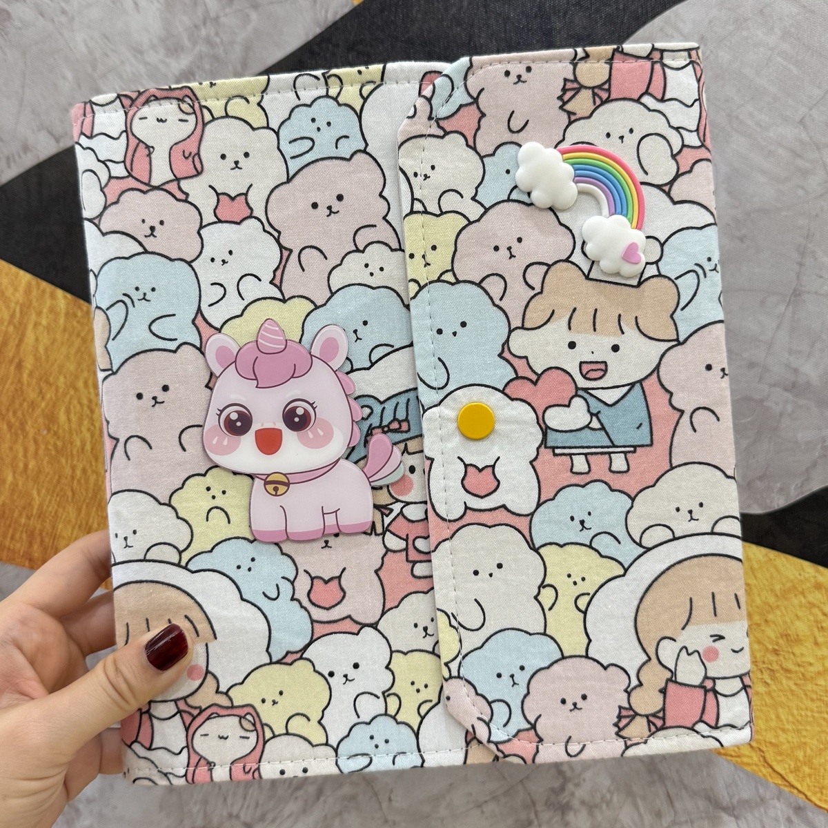 新版可愛馬寶寶孕婦產檢收納冊