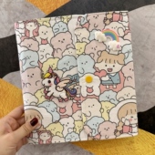 马宝宝孕妇产检收纳册可爱孕检报告单对折资料本孕妈妈孕期档案册