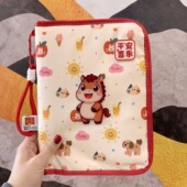 马宝宝孕检收纳册可爱便携孕妇产检报告单收纳包孕妈妈孕期档案册