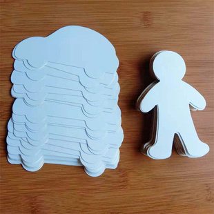 定制白卡纸板DIY 白模板美术课材料 汽车儿童硬纸板镂空激光切割