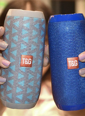 TG117布艺蓝牙音箱便携式户外插卡低音炮小音响家用无线音箱