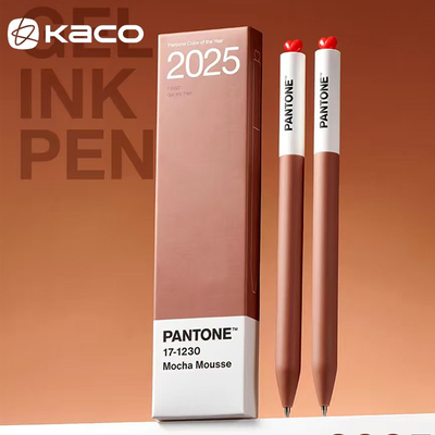KACO中性笔PANTONE潘通联名2025年度代表色FIRST 初心系列签字笔年度代表色0.5mm黑笔子弹头学生书写刷题办公