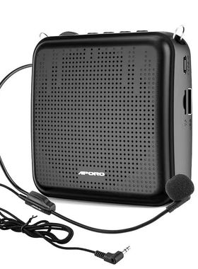 APORO t16阿波罗扩音器插卡音箱教师导游小蜜蜂混响喊话器麦克风