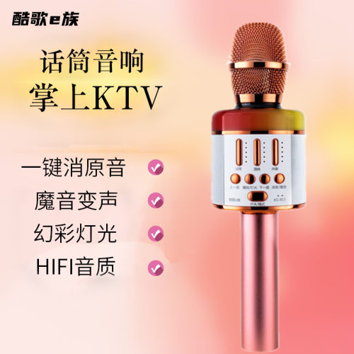 酷歌e族KG813音响话筒一体麦克风