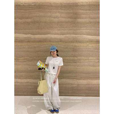 【所有姐姐的衣橱】小宜定制 夏日棉棉裤休闲裤脚袢扣可调节