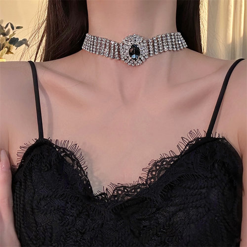 满钻项链女重工choker