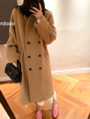 羊毛牛角扣大衣厚款 Rdodo自线 高品质M家一件过冬vintage山羊绒