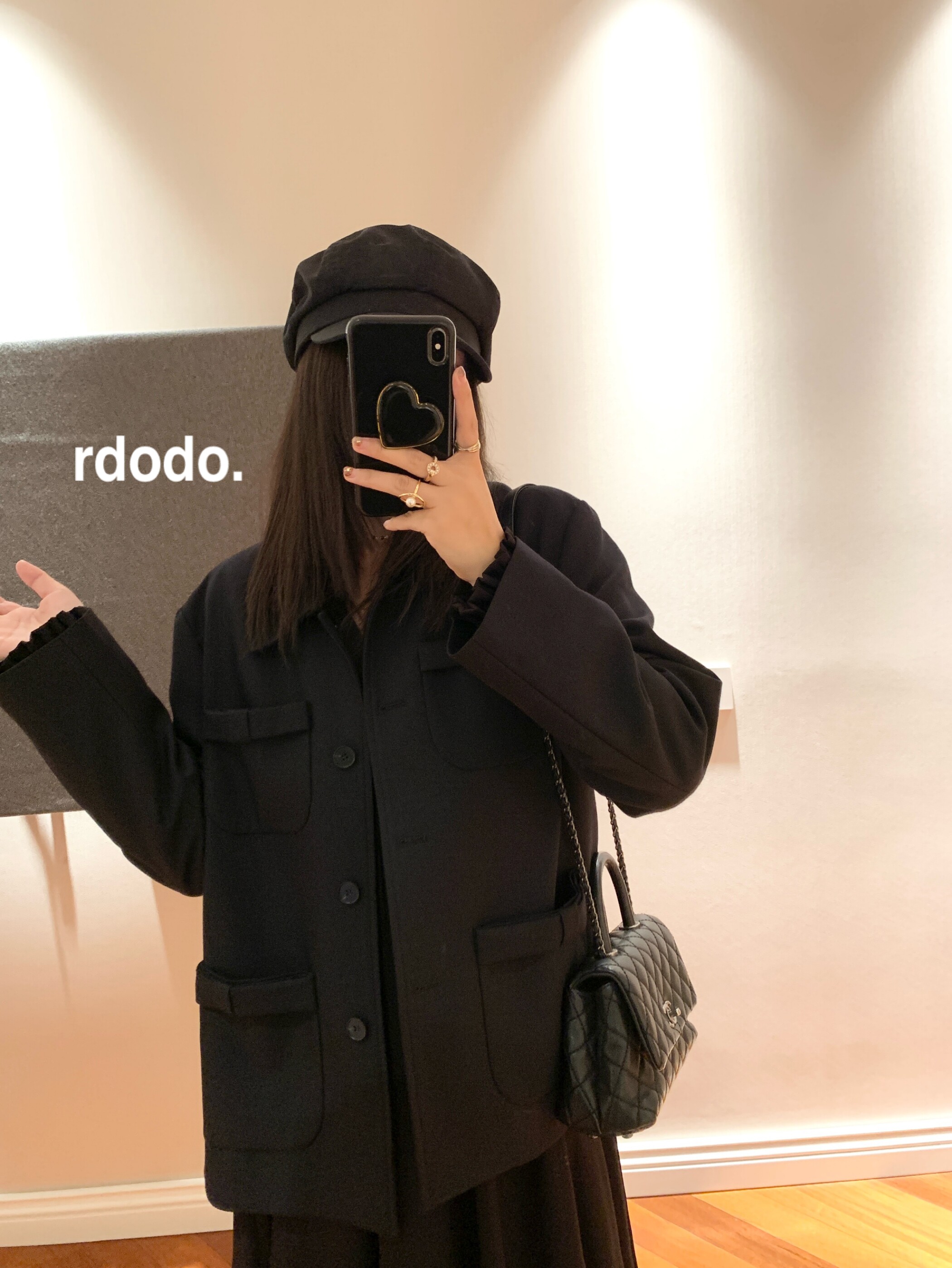 Rdodo 贵货cdg风日系蝴蝶结口袋进口精纺全羊毛通勤夹克西装外套图片