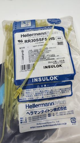 原装进口日本HellermannTyton海尔曼太通尼龙扎带 RR30SSF5-HS