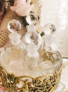 法式手工打磨水晶玻璃瓶香水瓶