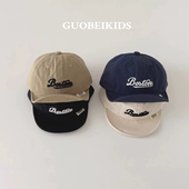 可爱男童女童宝宝儿童男宝宝男孩鸭舌帽 时尚 韩国婴儿帽子春季 新款