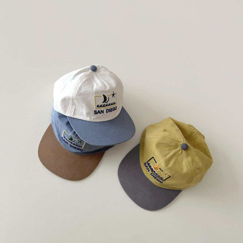 韩国儿童帽子春秋ins拼色字母刺绣男童女童宝宝鸭舌帽遮阳棒球帽,童装/婴儿装/亲子装,帽子,淘宝优惠券,粉丝福利购,淘宝优惠卷