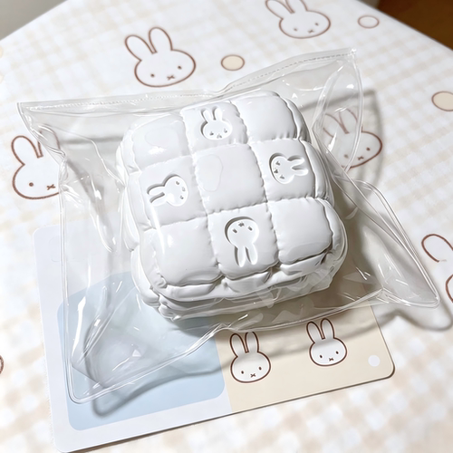 网红同款食品级米菲羽绒被棉花抱枕纯手工硅胶捏捏乐创意解压玩具