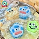 卡通饼饼系列食品级硅胶无毒玩具奶油泥创意解压缓解焦虑背书神器