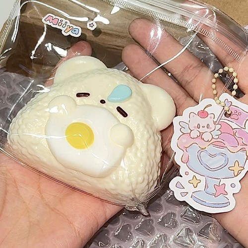 新款高颜值鼠鼠饭团超软捏捏乐纯手工食品级硅胶儿童无毒解压玩具