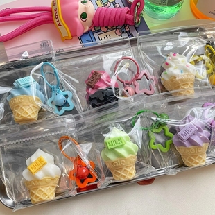 纯手工食品级硅胶捏捏乐减解压玩具慢回弹 网红爆款 冰淇淋系列