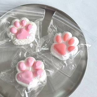 创意可爱猫爪捏捏乐解压神器硅胶无毒食品级自制生日礼物女生儿童