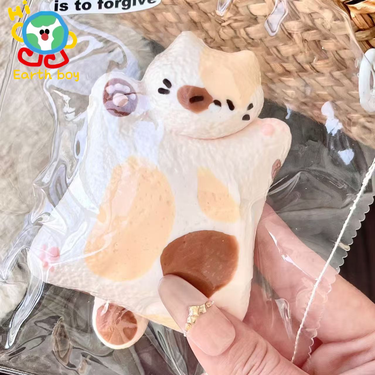 慢回弹解压三花猫捏捏乐超软水感