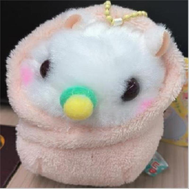 日本 小狗仓鼠中号可爱毛绒动物挂件可爱 迷你圣诞礼物