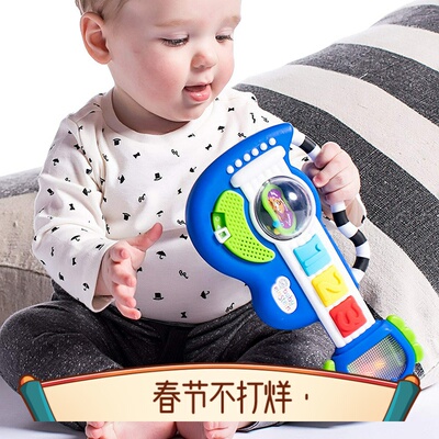 Baby Einstein小爱因斯坦音乐钢琴吉他小巧易抓握婴儿玩具质量好