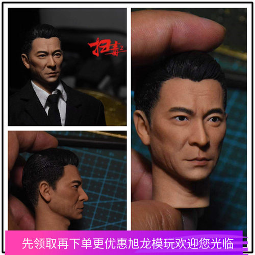 现货兵人头雕适配无脖子素体1/6