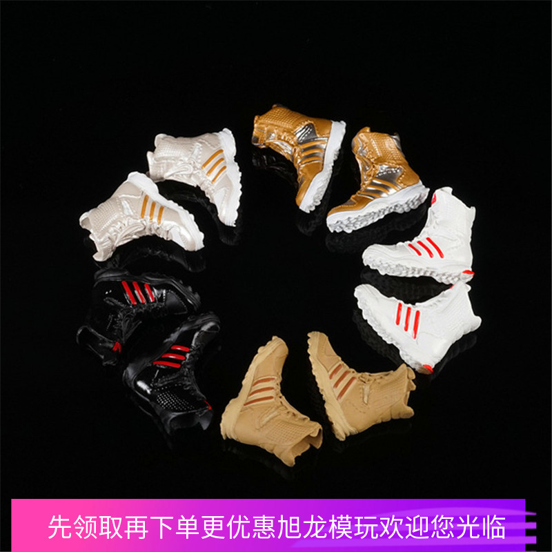 ASTOYS 1/6女兵人模型 AS027 潮流女靴 作战靴 实心高帮靴 现货