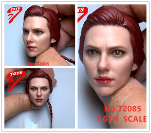 现货1/6兵人 TTTOYS 黑寡妇 7.0头雕 斯嘉丽约翰逊 寡姐头雕T2085