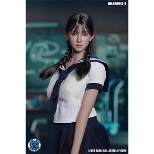 SUPER DUCK 1/6 兵人头雕 SDH042 亚洲美女 女头雕模型 现货