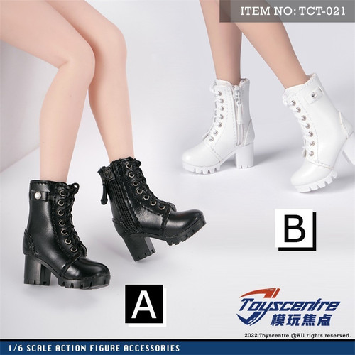 马靴1/6空心女兵人现货