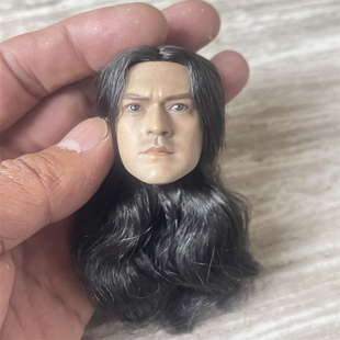 1/6兵人 金城武植发 2.0 明智左马介鬼武者古代武将浪人头雕 现货