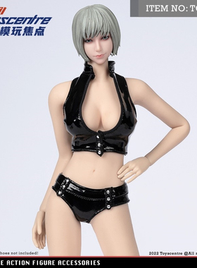 Toys centre 模玩焦点 1/6 TCT024 黑色皮背心皮短裤套装手办现货