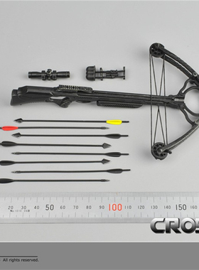 现货 1：6 兵人 配件模型 CROSSBOW 小比例弓箭 不可以发射