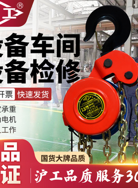 沪工环链DHT电动葫芦380V1/5/10t钢结构户外吊装料包车间提升机