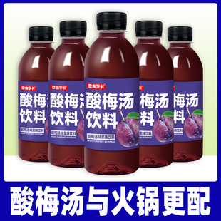 6瓶整箱装 酸梅汤饮料饮品360ml 火锅搭配清爽商用年货