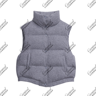 通勤保暖立领秋冬马甲女设计棉坎肩外套J5831 冬季 百搭宽松时尚