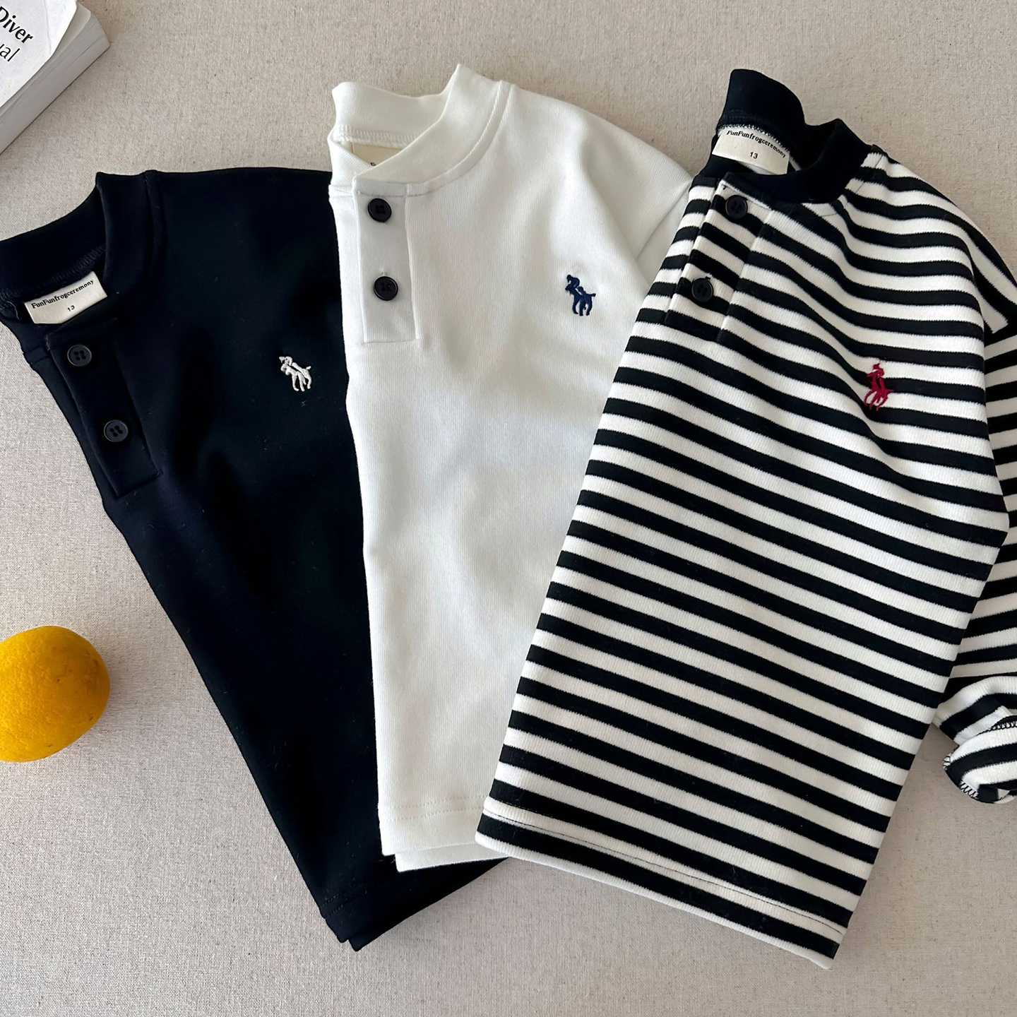 男童秋冬季澳绒长袖T恤儿童2025新款条纹打底衫男孩宝宝休闲上衣