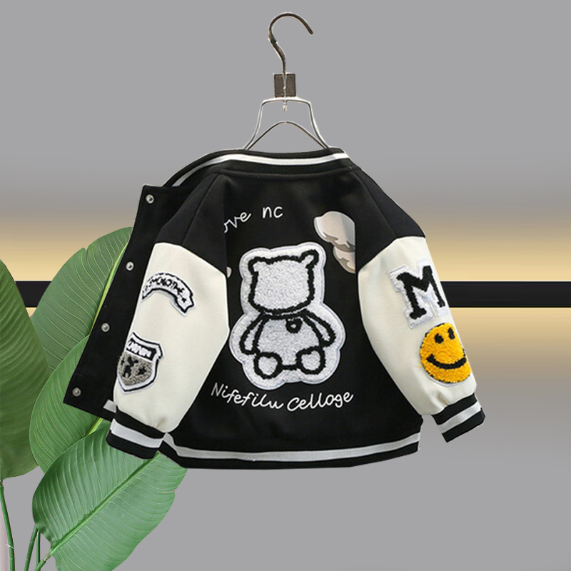 男童棒球服春款儿童外套新款夹克