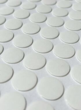 圆点高粘性双面胶diy手机壳材料