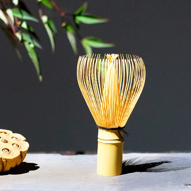 thumbnail for Tea whisk, true Song style tea, pure handmade, real old bamboo, purple bamboo, real tea whisk, 100 books, matcha tea setter, Japanese bamboo