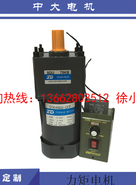 220V 40W中大交流电机5TK40GU-CFP-5GU75KB收取机械设备堵转电机