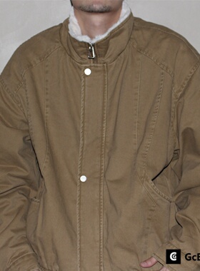 GcBrand Lab AW25 复古基础款 工装保暖棉服夹克男女装立领棉衣冬