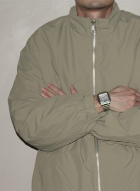 GcBrand Lab AW25 复古主题元素 基础款 立领棉衣 棉服保暖外套男