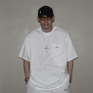 男女情侣装 GcBrand Tee日系街头圆领短袖 Pocket 口袋T恤夏潮 Wave