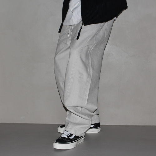 GcBrand Lab AW26 复古主题元素 重磅肌理面料 日系 宽松休闲长裤