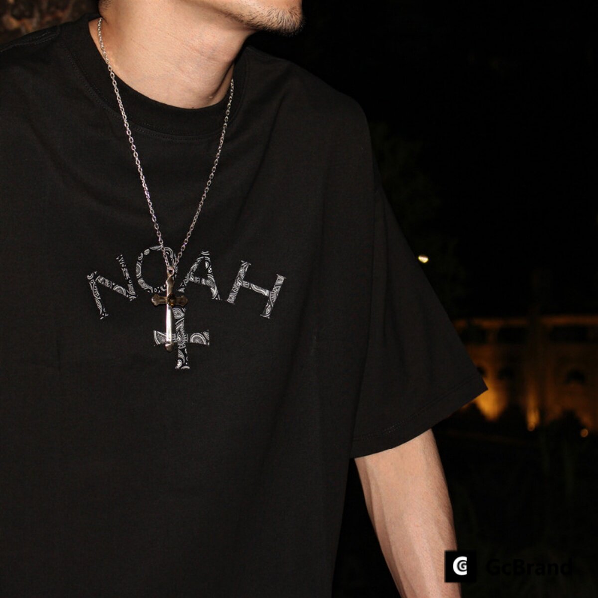 GcBrand Noah Tee 美式复古民族风腰果花短袖T恤情侣夏季体恤潮牌