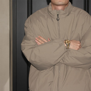 复古主题元 AW25 素 下摆印花设计 棉服外套 GcBrand 立领棉衣 Lab