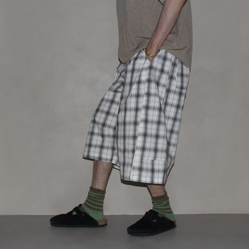 GcBrand Capri Pants SS26 复古 街头 潮流 百搭短裤 阔腿 七分裤