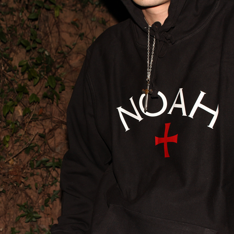 noah连帽加绒情侣外套卫衣帽衫潮