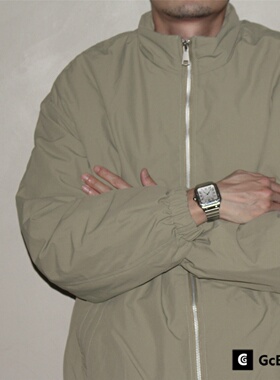 GcBrand Lab AW25 复古主题元素 基础款 立领棉衣 棉服保暖外套男