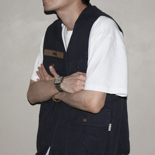 GcBrand Lab Vest AW26 复古基础款 多口袋细节 日系休闲工装马甲